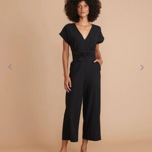 Marine Layer Vera Black Belted Jumpsuit